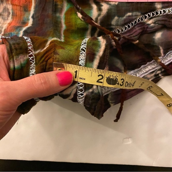 LSF LoveShackFancy Tie Dye Romper Womens Small XS Geode Brown Love Shack Fancy - Picture 11 of 13